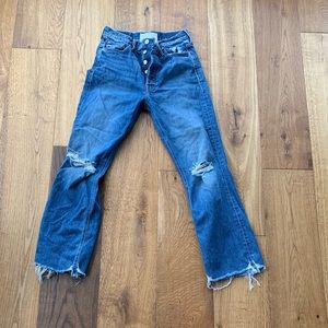 Mother High Rise The Tripper Jeans